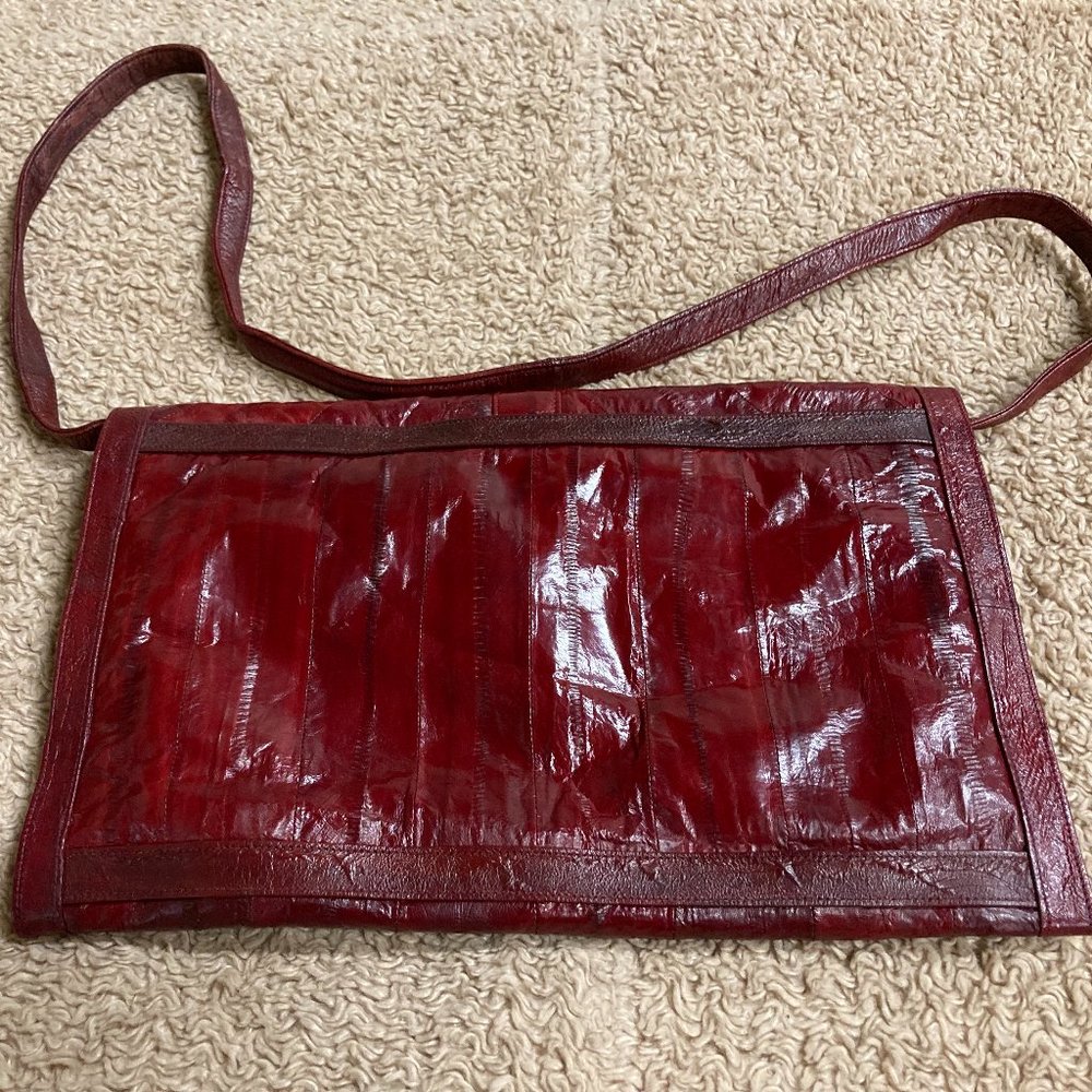 Genuine Eel Skin Clutch - Picture 2 of 5